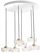 Lustra LED suspendata design decorativ Lipari 7L