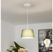 Brilagi - Lustră LED suspendată pe cablu CERIA 1xE27/40W/230V Ø 25 cm verde