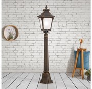Orion - Lampă de exterior AIKO 1xE27/60W/230V 115 cm IP23 bronz/patină