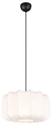 Lampă suspendată Japandi neagră cu alb 40cm - Madleine