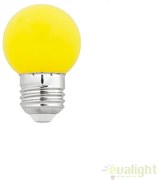 Bec LED E27 G45 galben 1W 17475