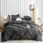 Lenjerie de pat 2 persoane, bumbac soft touch, 6 piese, PRE03