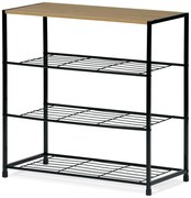 Suport pantofi GD-414 OAK Leik, 4 nivele, 63 x 30 x 63,5 cm, 4 etaje