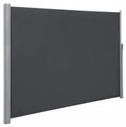 Copertina laterala, 180x400 cm, metal / poliester, antracit, Songmics