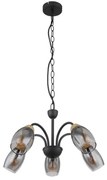 Lustra 5L design modern Gerly negru
