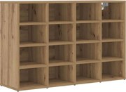 vidaXL Dulap pentru pantofi cu raft Stejar Artizanal 103 x 30 x 67 cm
