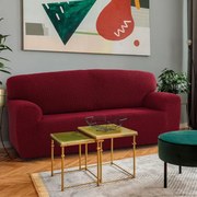 Nueva Textura Huse care se întind foarte bine NIAGARA bordo fotoliu triplu (l. 180 - 230 cm)