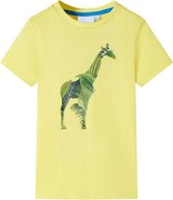 vidaXL Tricou pentru copii, galben, 92