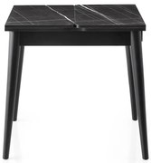 Masă de sufragerie Totem Black Marble