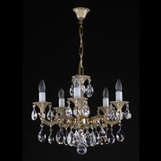 Candelabru Cristal Bohemia Exclusive 5 brate, diam.52cm JARMILA V. white gold CE