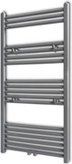 vidaXL Radiator port-prosop încălzire centrală baie, drept, gri, 600x1160 mm