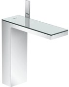 Baterie lavoar baie crom sticla oglinda, ventil click-clack, Hansgrohe Axor MyEdition 230 Crom/Sticla oglinda