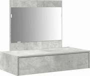 vidaXL Masă de Machiaj cu sertar Gri 83 x 40 x 70 cm Lemn compozit