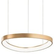 Lustra LED suspendata design circular GEMINI SP D042 OTTONE