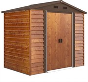 Outsunny Magazie Grădină Magazie Pentru Unelte Grădină Cu Uși Glisante 235.7x152x208.7cm | Aosom Romania