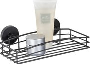 Raft de dus WENKO, metal, negru, Vacuum-Loc