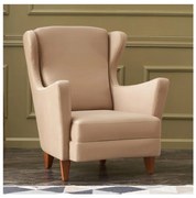 Fotoliu cu aripi NUPI, crem