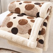 Pătură pufoasă cu blăniță, groasă 2.3 kg, 200x230 cm, PMB05