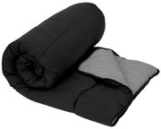 Pilota 4 anotimpuri 140x200 cm din fibra goala, neagra