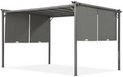 Pergolă de terasă din antracit Sevilla 3x4m Garden Point