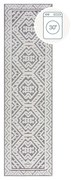 Covor tip traversă gri lavabil din janilie 60x240 cm Jaipur – Flair Rugs