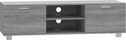vidaXL Comodă TV, gri sonoma, 140x40,5x35 cm, lemn prelucrat