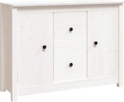 vidaXL Servantă, alb, 100x35x74 cm, lemn masiv de pin