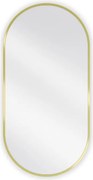 Mexen Loft oglindă baie ovală 90 x 45 cm, ramă aurie - 9851-090-045-000-50
