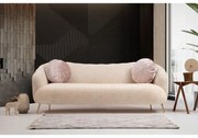 Canapea cu 3 Locuri Istiridye - Beige 215 X 90 X 80