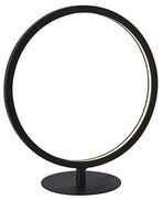 Veioza / Lampa de masa LED design circular modern Cirque EU25771-1BK SRT