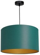 Lustră pe cablu ARDEN 1xE27/60W/230V d. 40 cm verde/auriu