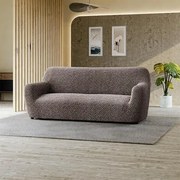 Huse bielastice VENEZIA maro fotoliu triplu (l. 170 - 220 cm)