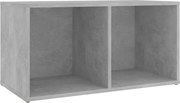 vidaXL Comodă TV, gri beton, 72x35x36,5 cm, PAL