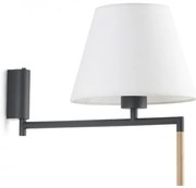 Aplica moderna directionabila design elegant RON gri inchis/alb