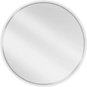 Mexen Loft oglindă de baie rotundă 80 cm, ramă inox - 9850-080-080-000-10