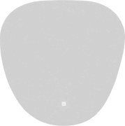 Oglindă lemn masiv cu iluminare LED si acționare touch 48x47cm