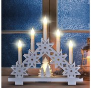 Brilagi - Suport pentru lumânări de Crăciun cu LED, 5xLED/2xAA