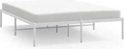 vidaXL Cadru pat metalic, alb, 160x200 cm