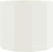 vidaXL Jardinieră Alb 60 x 60 x 50 cm Oțel