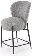 Scaun de bar H126 stofa gri H95 cm
