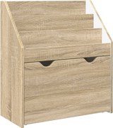 vidaXL Raft pentru copii Stejar Sonoma 60 x 29,5 x 69 cm Lemn compozit