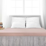 Cearșaf de pat 4Home din frotir Ideal roz pal,90 x 200 cm, 90 x 200 cm