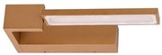 Aplica LED cu spot directionabil pentru baie IP44 Dalen 4000K aurie