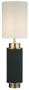 Veioza, lampa de masa moderna Flask verde inchis/ alama antic