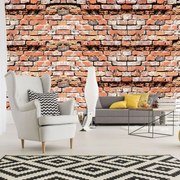 Fototapet - Red Brickwall (254x184 cm)