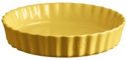 Formă de copt din ceramică Emile Henry, ⌀ 24 cm, galben deschis