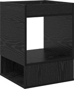 vidaXL Masă laterală Stejar Negru 40 x 40 x 56 cm Lemn compozit