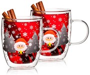 Pahare termo 4Home Mug Santa Hot&Cool 270 ml,2 buc.