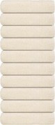 vidaXL Prosoape de duș, FROGN, 10 buc., crem, 70x140 cm, 360 g/m²