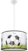 Lustră pe cablu pentru copii Sollux SL.1429 FOOTBALL 1xE27/15W/230V d. 40 cm